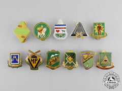 United States. Eleven Military Police Badges