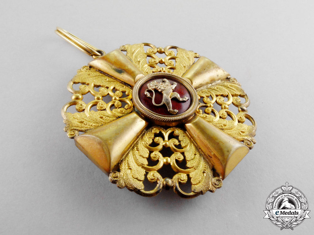 baden._an_order_of_the_zähringer_lion_in_gold,1_st_class_grand_cross,_c.1900_m17-1230