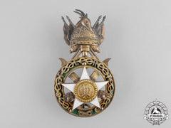 Albania, Italian Protectorate. An Order Of Scanderbeg, Officer's Breast Badge, C.1941