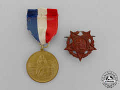 United States. Two Ladies Of The Grand Army Of The Republic (Gar) Awards