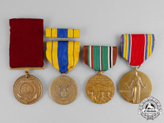 United States. A Lot Of Second War Period Service Medals & Awards