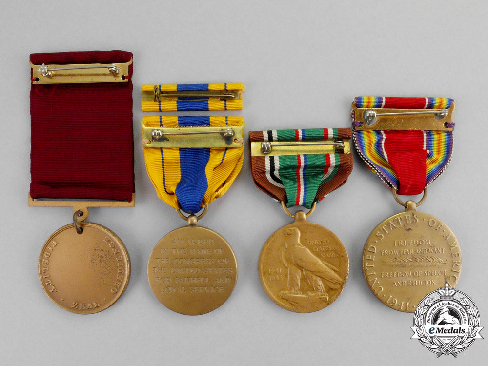 united_states._a_lot_of_second_war_period_service_medals&_awards_m17-1954