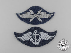 Germany. Two Mint Luftwaffe Trade Specialist Qualification Patches
