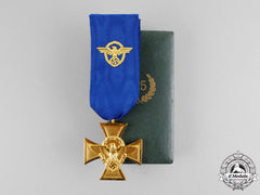 Germany. A Mint Police 25-Year Long Service Cross With Case