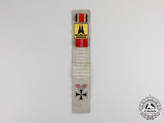 Germany. A Third Reich Period Event Ribbon With Two Ribbon Bars