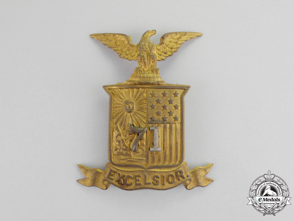 united_states._a_civil_war71_st_new_york_infantry_excelsior_shako_badge_m17-2177