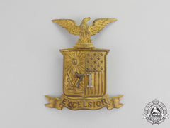 United States. A Civil War 71St New York Infantry Excelsior Shako Badge