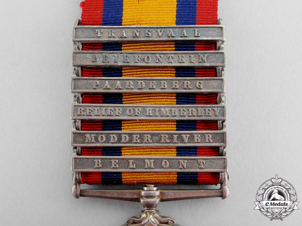 united_kingdom._a_queen's_south_africa_medal1899-1902,_northumberland_fusiliers,_brakenlaagte_wia_m17-2257