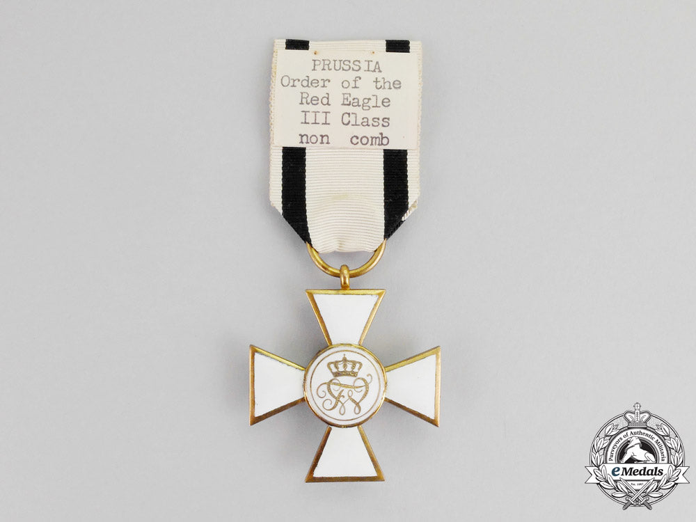 prussia._an_order_of_the_red_eagle_third_class,_for_non-_combatant,_c.1918_m17-2278