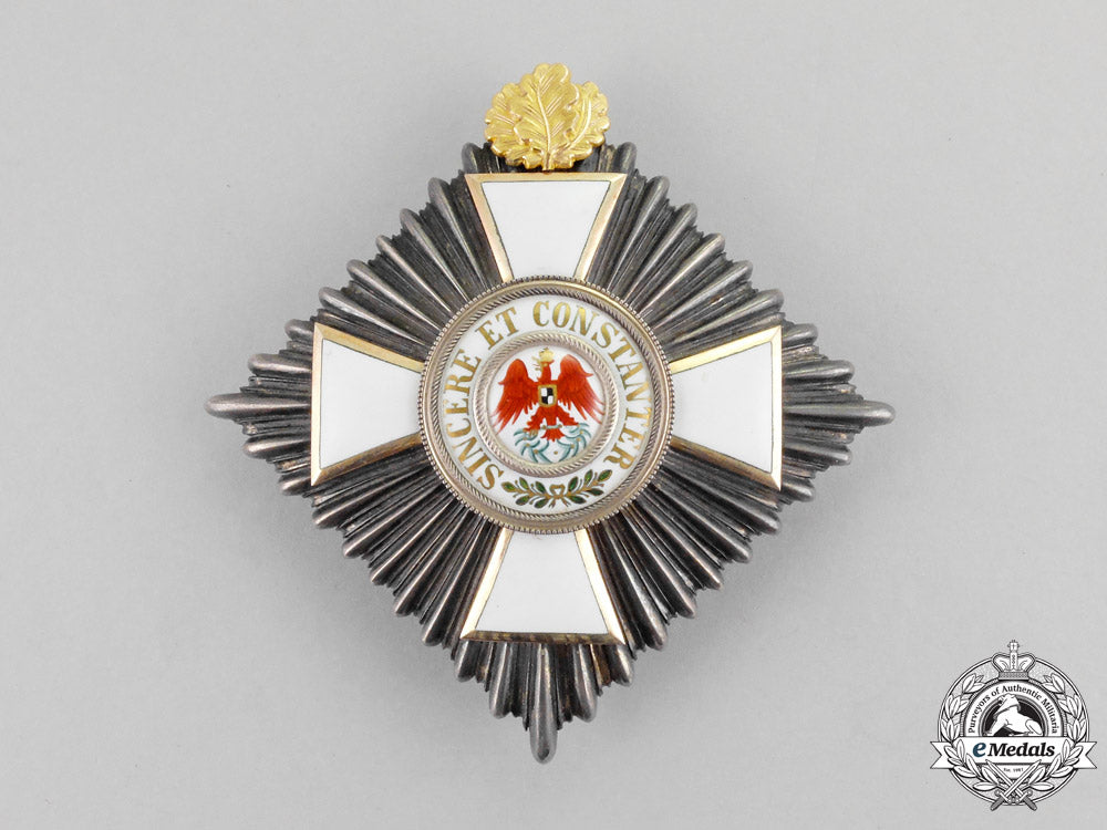 prussia._an_order_of_the_red_eagle,_second_class_star,_with_gold_oakleaves,_c.1915_m17-2282