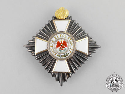 prussia._an_order_of_the_red_eagle,_second_class_star,_with_gold_oakleaves,_c.1915_m17-2282