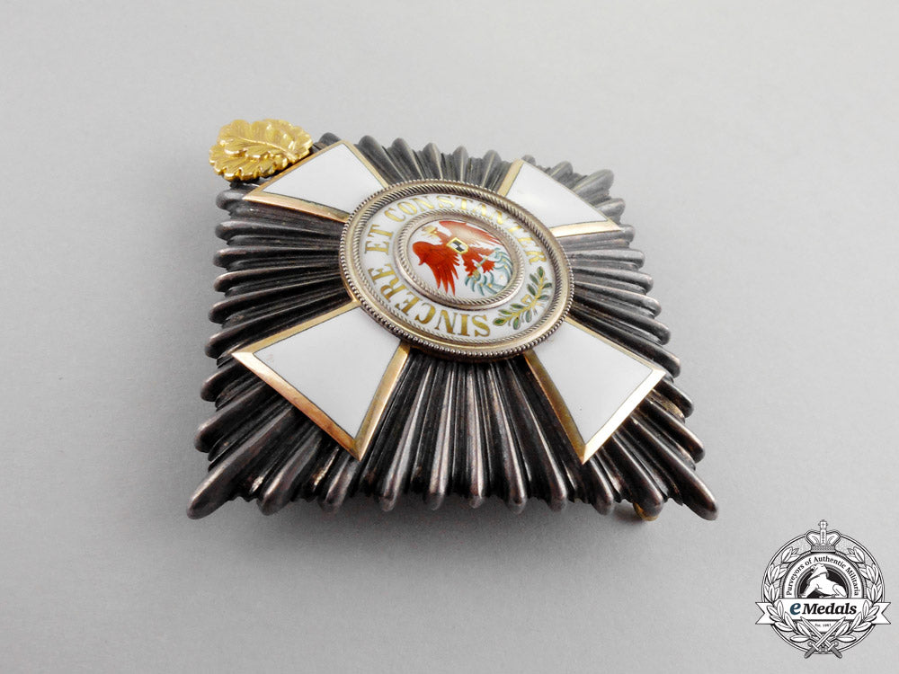 prussia._an_order_of_the_red_eagle,_second_class_star,_with_gold_oakleaves,_c.1915_m17-2284
