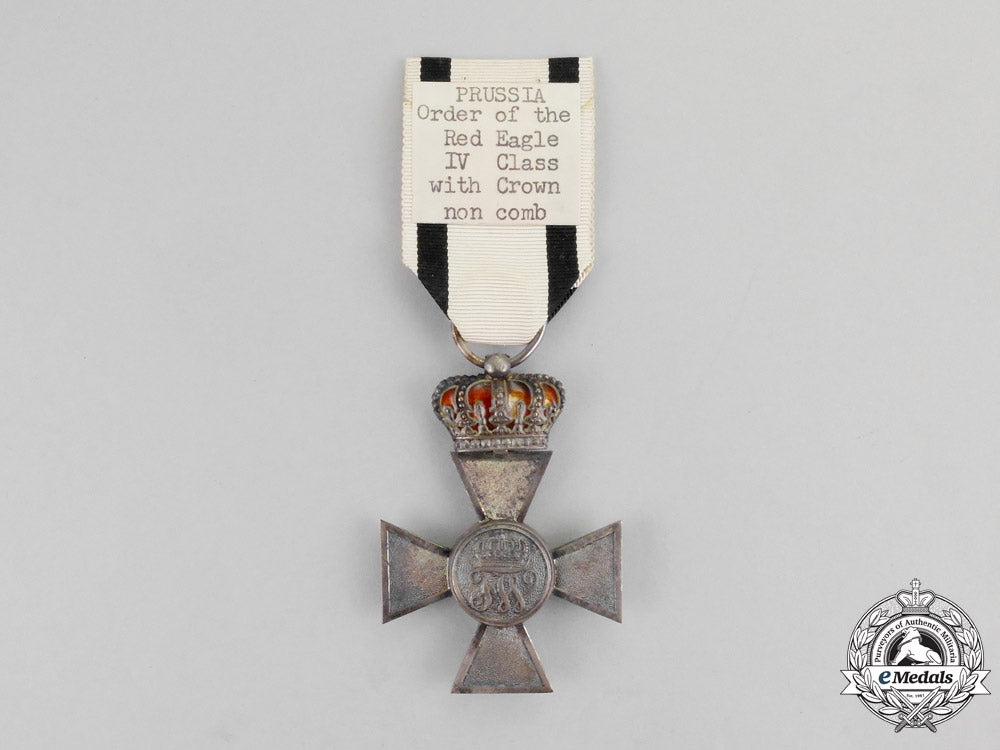 prussia._an_order_of_the_red_eagle,_fourth_class_with_crown,_by_wagner,_c.1915_m17-2300