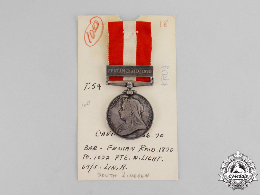 united_kingdom._a_canada_general_service_medal1866-1870_to_the_south_lincolnshire,_trout_river_m17-2308