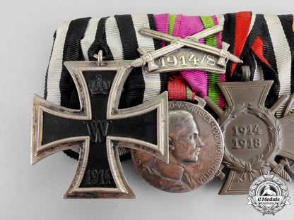 prussia._a_prussian&_saxon_medal_bar,_c.1918_m17-2435