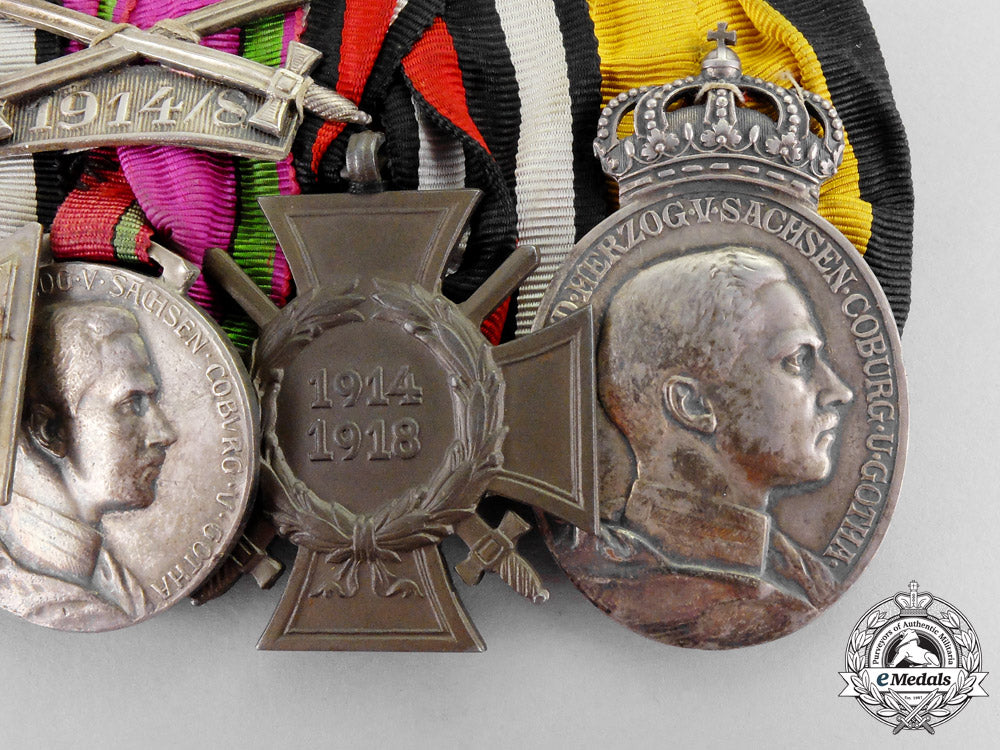 prussia._a_prussian&_saxon_medal_bar,_c.1918_m17-2436
