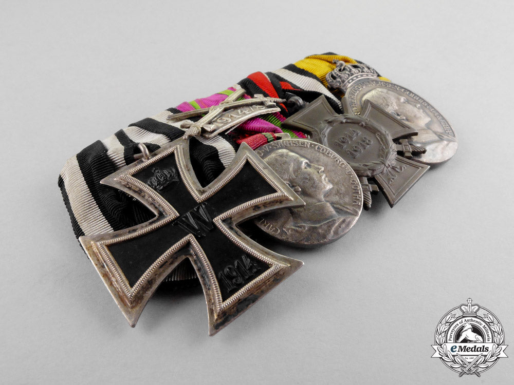 prussia._a_prussian&_saxon_medal_bar,_c.1918_m17-2438