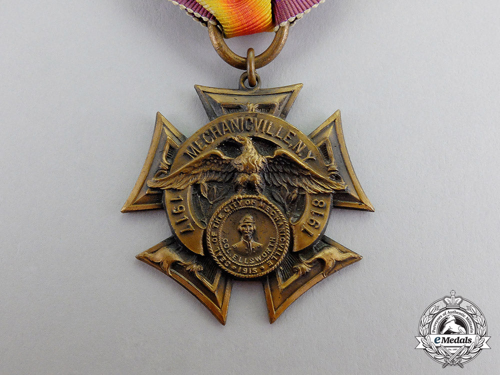 united_states._a_city_of_mechanicville,_new_york_service_recognition_medal,_c.1919_m17-2532