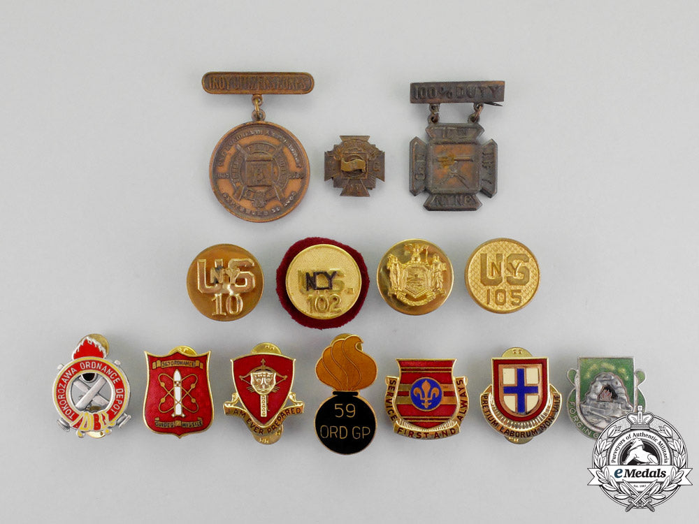 united_states._a_lot_of_fourteen_ordnance_insignia_m17-2545