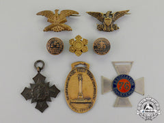 United States. A Lot Of Eight Medals & Insignia