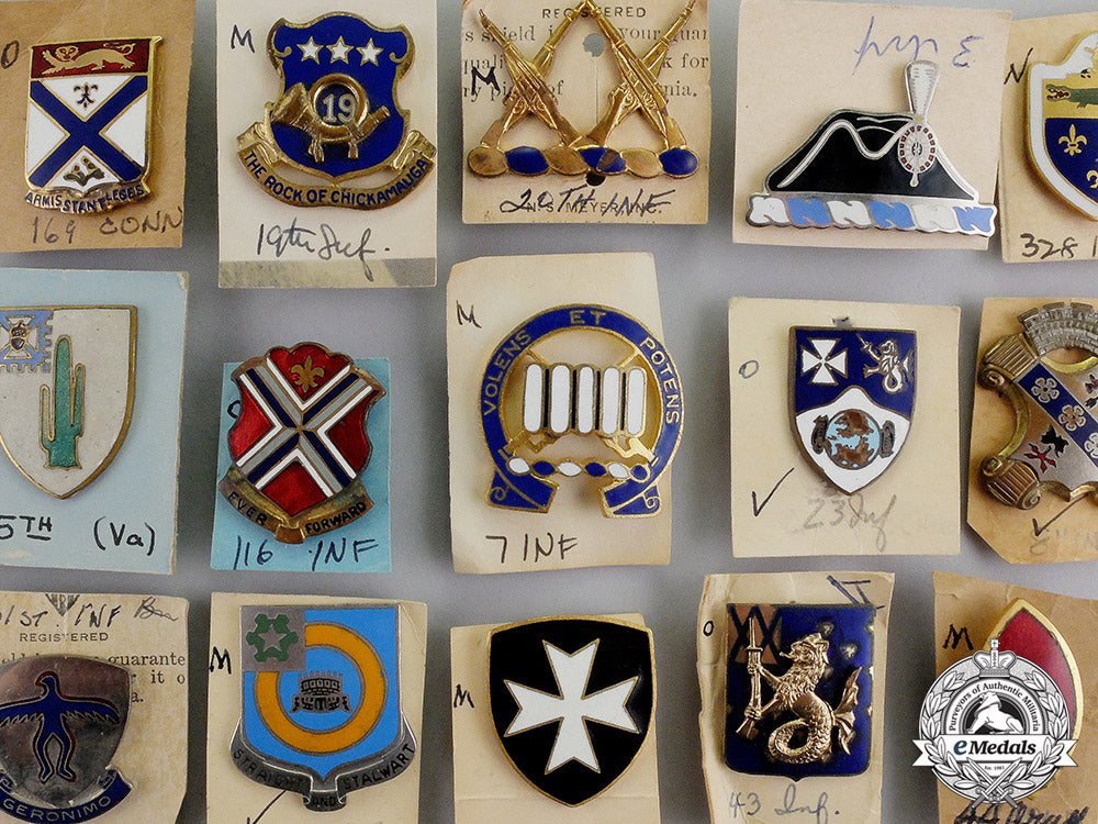 united_states._a_lot_of_seventy-_eight_infantry_regimental_badges_m17-2831