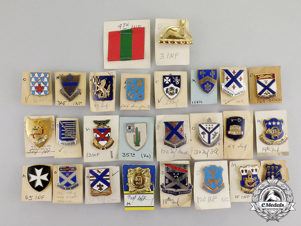 united_states._a_lot_of_seventy-_eight_infantry_regimental_badges_m17-2834