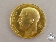 Germany. A Gold 100 Reichsmark “Der Führer” Argentinian Struck Coin