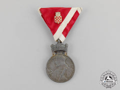 Croatia. An Order Of King Zvoninir's Crown, Bronze Grade Merit Medal With Decoration