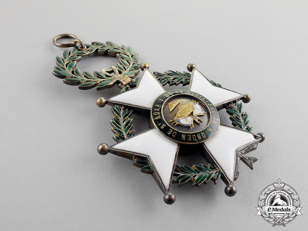 honduras._an_order_of_santa_rosa_and_of_civilization,_grand_cross_badge,_c.1900_m17-3091