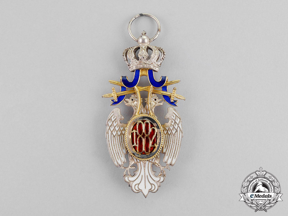serbia,_kingdom._an_order_of_the_white_eagle,_knight_with_swords,_type_ii,_c.1914_m17-3143