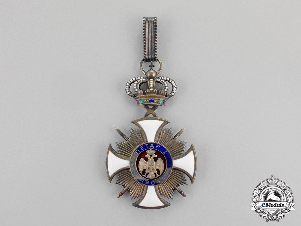 serbia,_kingdom._an_order_of_karageorge,_iii_class_commander's_badge,_c.1916_m17-3179