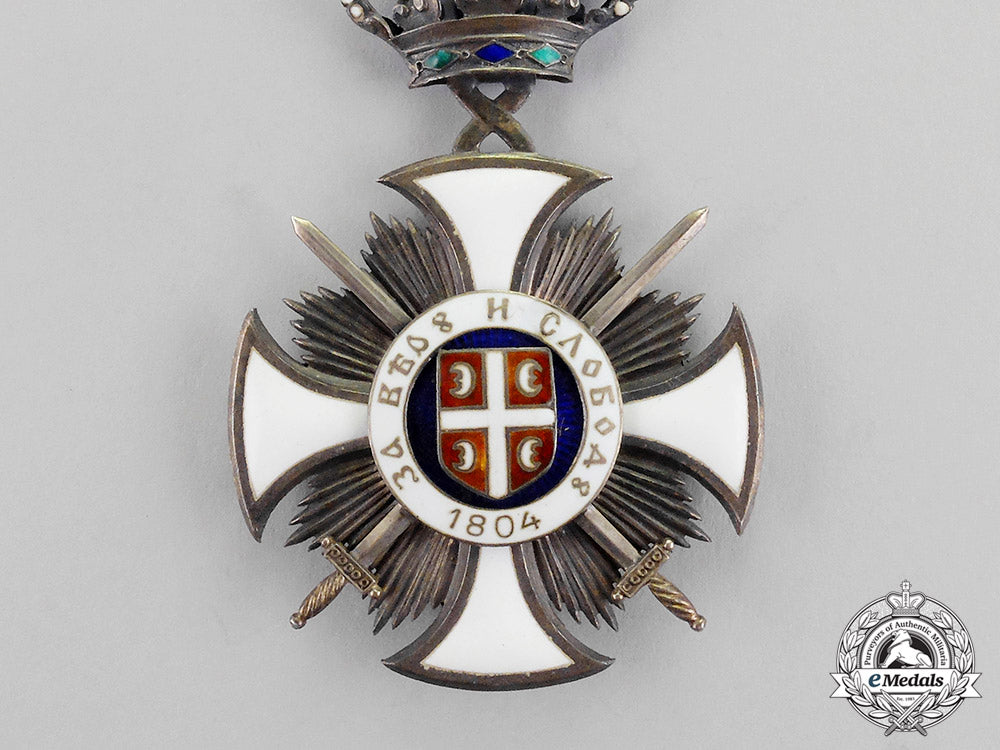 serbia,_kingdom._an_order_of_karageorge,_iii_class_commander's_badge,_c.1916_m17-3181