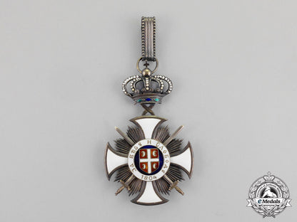 serbia,_kingdom._an_order_of_karageorge,_iii_class_commander's_badge,_c.1916_m17-3182