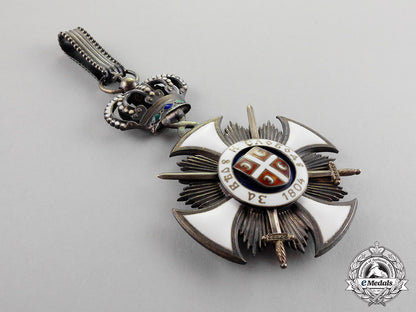 serbia,_kingdom._an_order_of_karageorge,_iii_class_commander's_badge,_c.1916_m17-3184