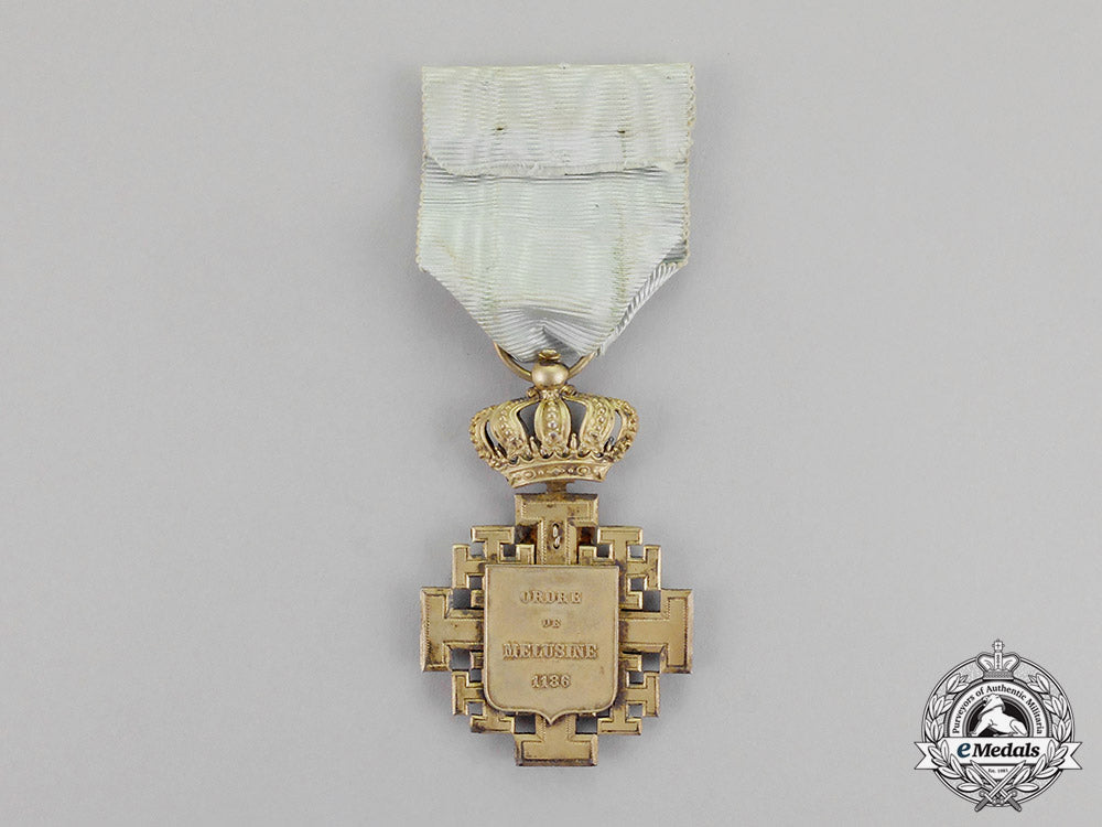 france,_house_of_lusignan._an_order_of_melusine,_knight,_c.1900_m17-3246