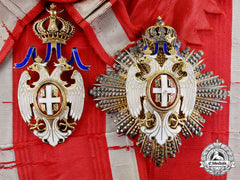 Serbia, Kingdom. An Order Of The White Eagle, 1St Class Grand Cross, C.1915