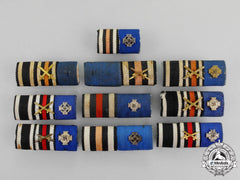 Germany. A Grouping Of Ten First And Second War German Medal Ribbon Bars