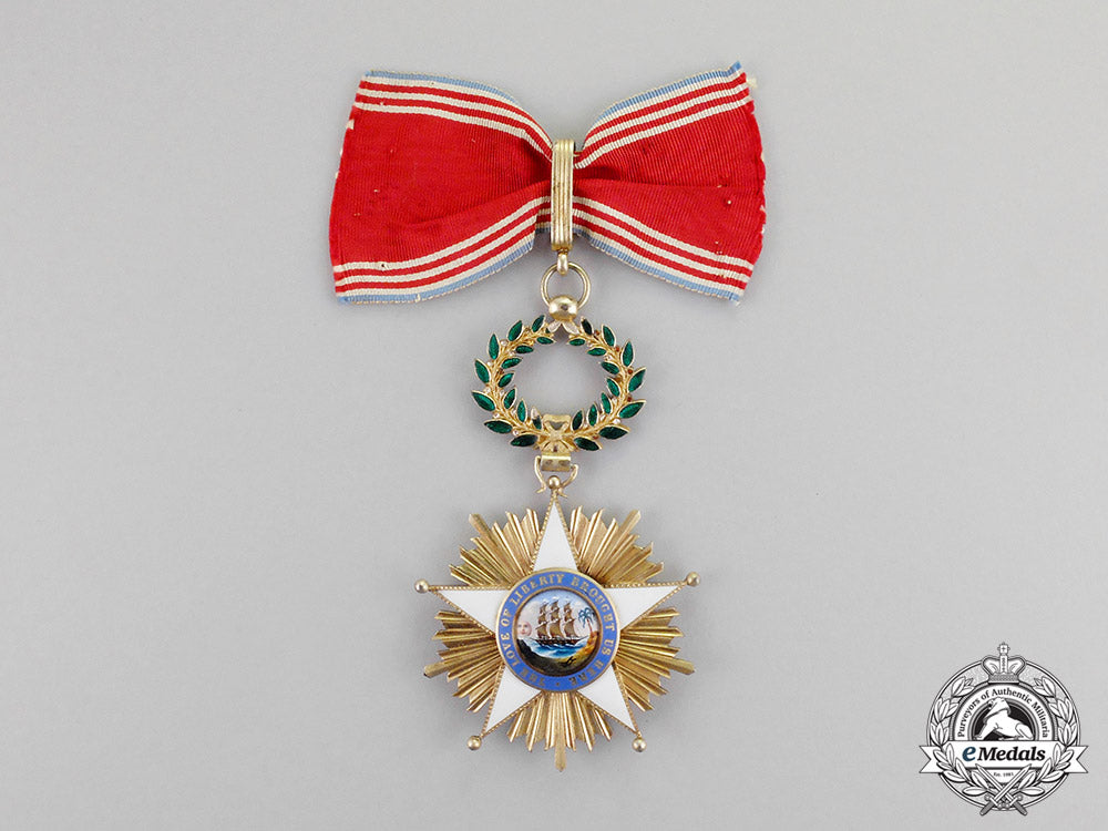liberia._a_humane_order_of_african_redemption,_knight_commander,_c.1950_m17-3481