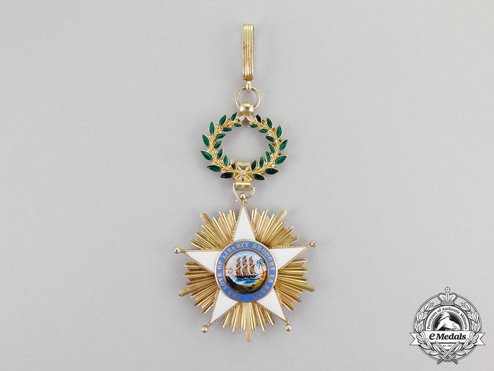liberia._a_humane_order_of_african_redemption,_knight_commander,_c.1950_m17-3483