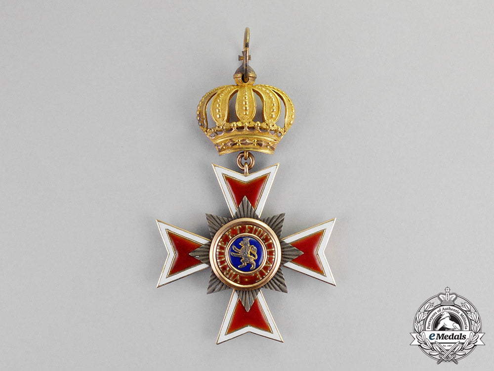 hesse-_kassel._a_house_order_of_the_golden_lion,_commander_cross_in_gold,_c.1845_m17-3770