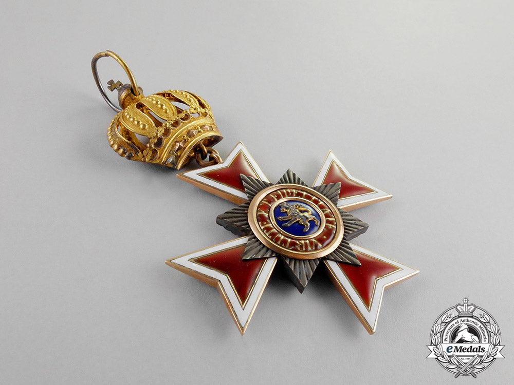 hesse-_kassel._a_house_order_of_the_golden_lion,_commander_cross_in_gold,_c.1845_m17-3772