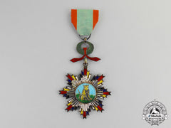 China. An Order Of The Striped Tiger, Fourth Class Officer, C.1915