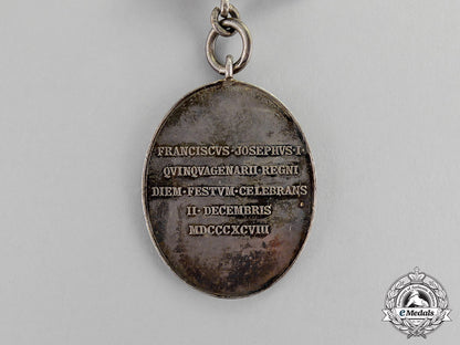 austria,_imperial._a_court_official’s_medal,_silver_grade,_c.1898_m17-3966