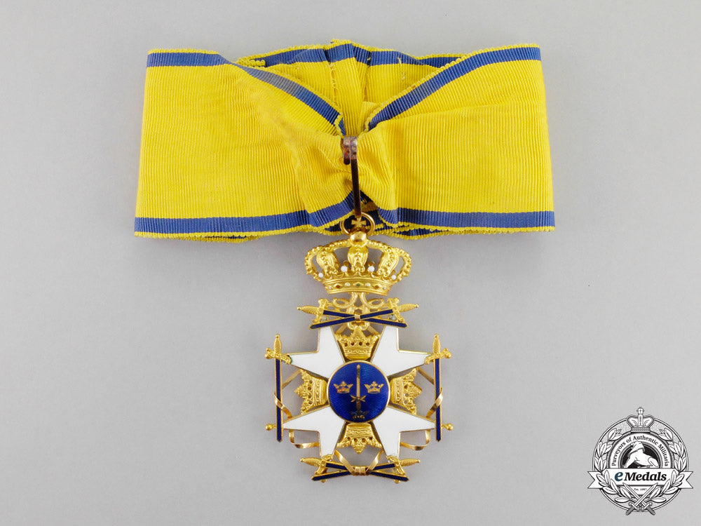 sweden._a_royal_order_of_the_sword_in_gold,_commander_with_ball_finials,_c.1930_m17-446