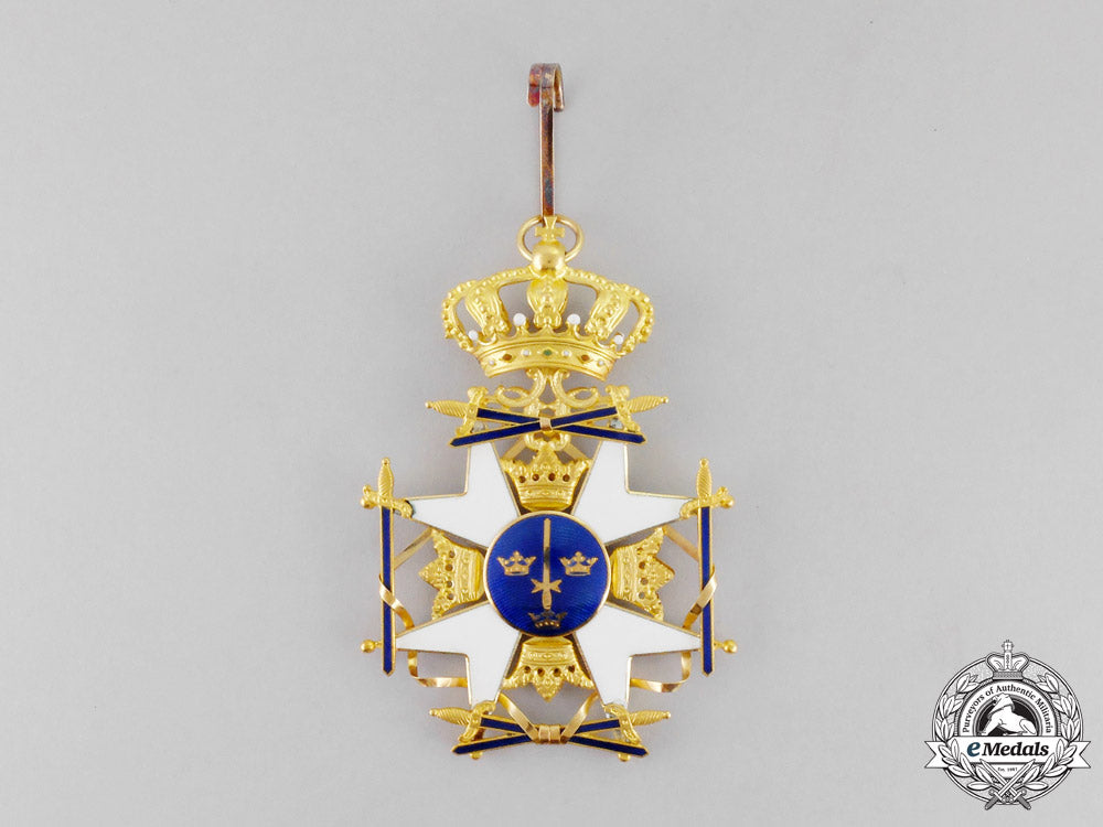 sweden._a_royal_order_of_the_sword_in_gold,_commander_with_ball_finials,_c.1930_m17-447