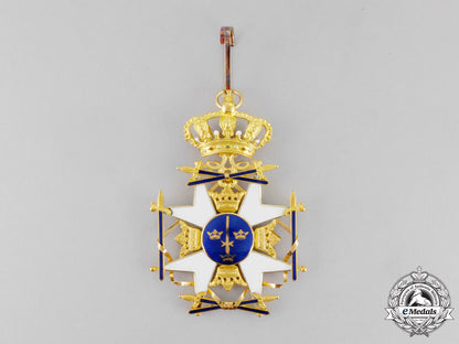 sweden._a_royal_order_of_the_sword_in_gold,_commander_with_ball_finials,_c.1930_m17-447