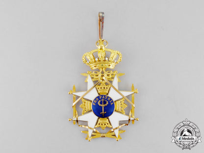 sweden._a_royal_order_of_the_sword_in_gold,_commander_with_ball_finials,_c.1930_m17-448