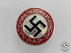 Germany. A Nsdap Party Member’s Lapel Badge By Gustav Brehmer Of Markneukirchen