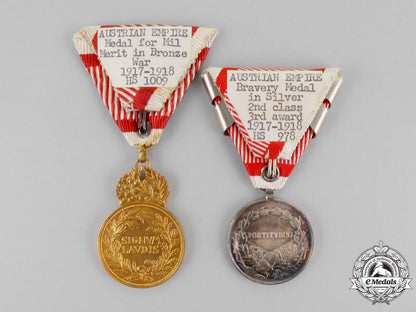 austria,_imperial._two_imperial_war_merit&_bravery_medals_by_kautsch_m17-875