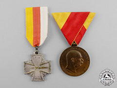 Austria, Imperial. Two Medals And Awards